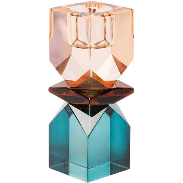 Eja Crystal Candle Holder